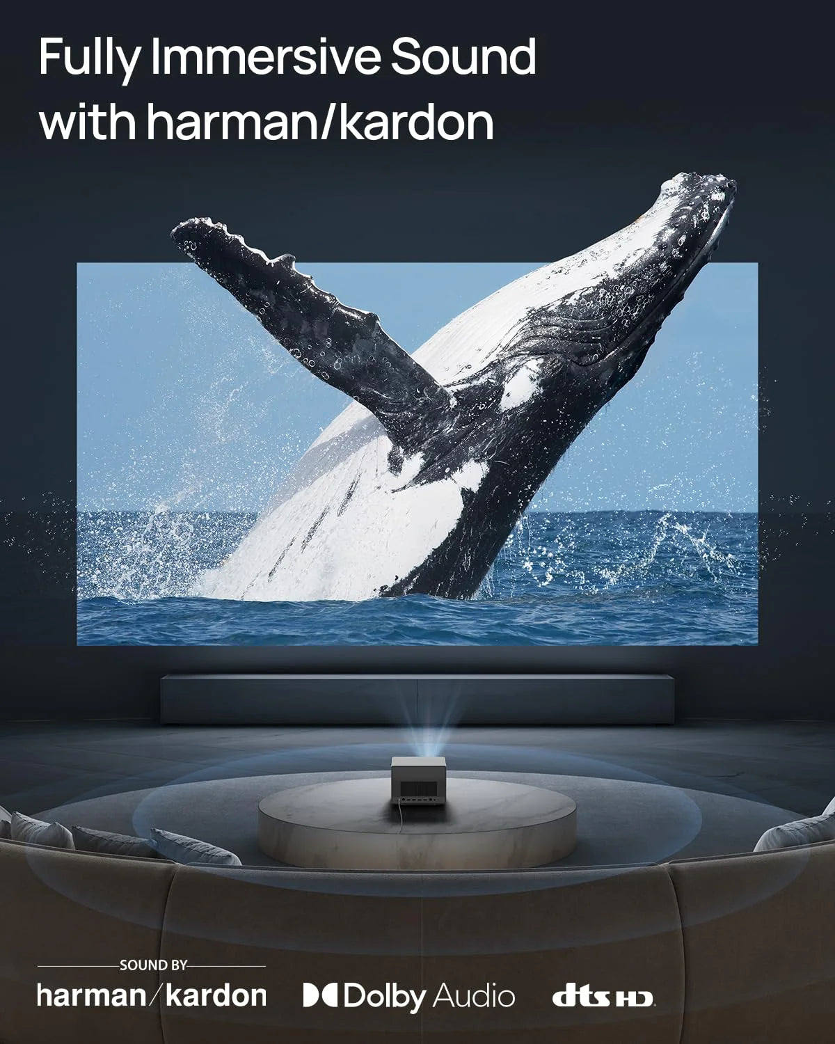 DocoMOi T1 Portable Mini Projector – Pocket Size, Big Screen Experience